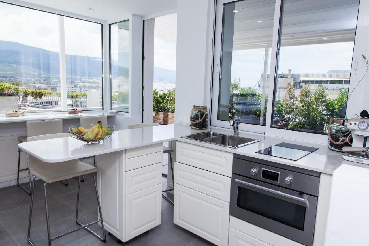 Apartament Gorgeous Penthouse With Private Jacuzzi And Amazing View! Ateny Zewnętrze zdjęcie